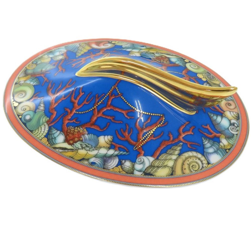未使用品 ヴェルサーチ Les Tresors de la Me Rosenthal ローゼンタール 食器 陶器 ブルー 1144 ティーポット【中古】VERSACE 未使用品 ヴェルサーチ Les Tresors de la Me Rosenthal ローゼン