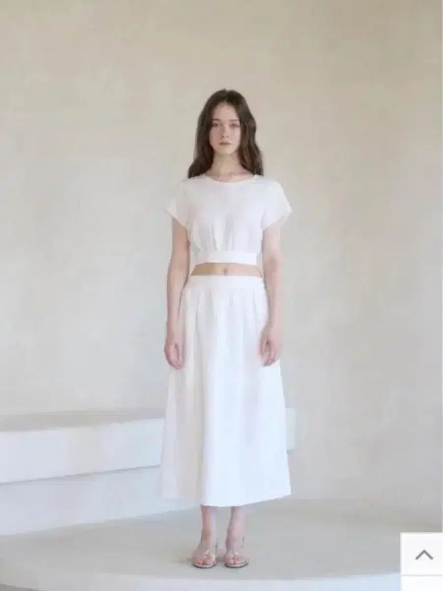 ユンスルショップ リブ リネン ブラウス スカート セット オリジナル yoonseul