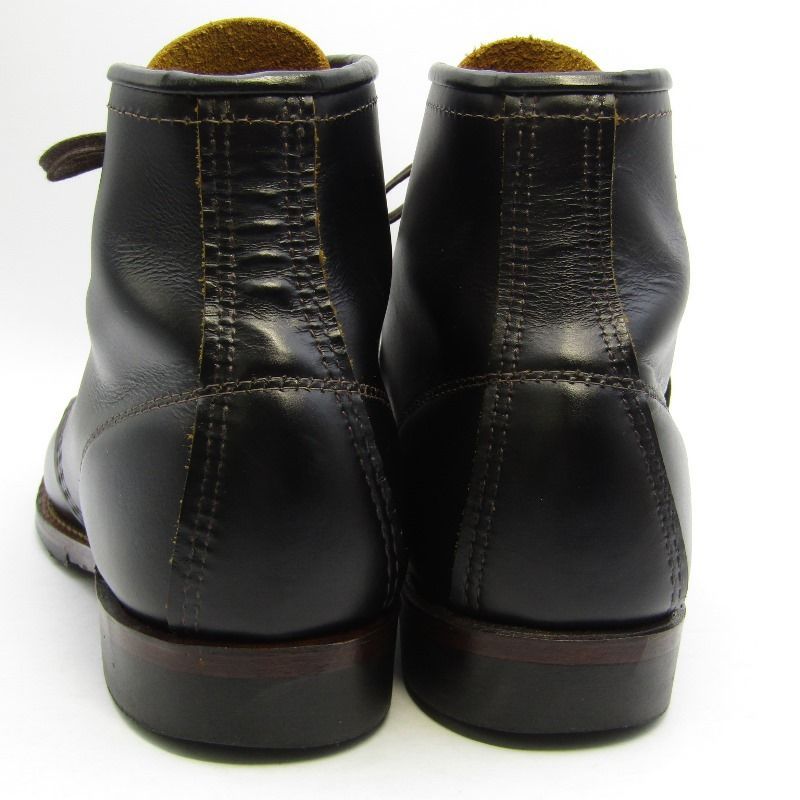 90s レッドウィング 犬タグ オックスフォード ローカット USA製 黒 RED WING（レッドウィング）オックスフォード 8106「四角犬タグ