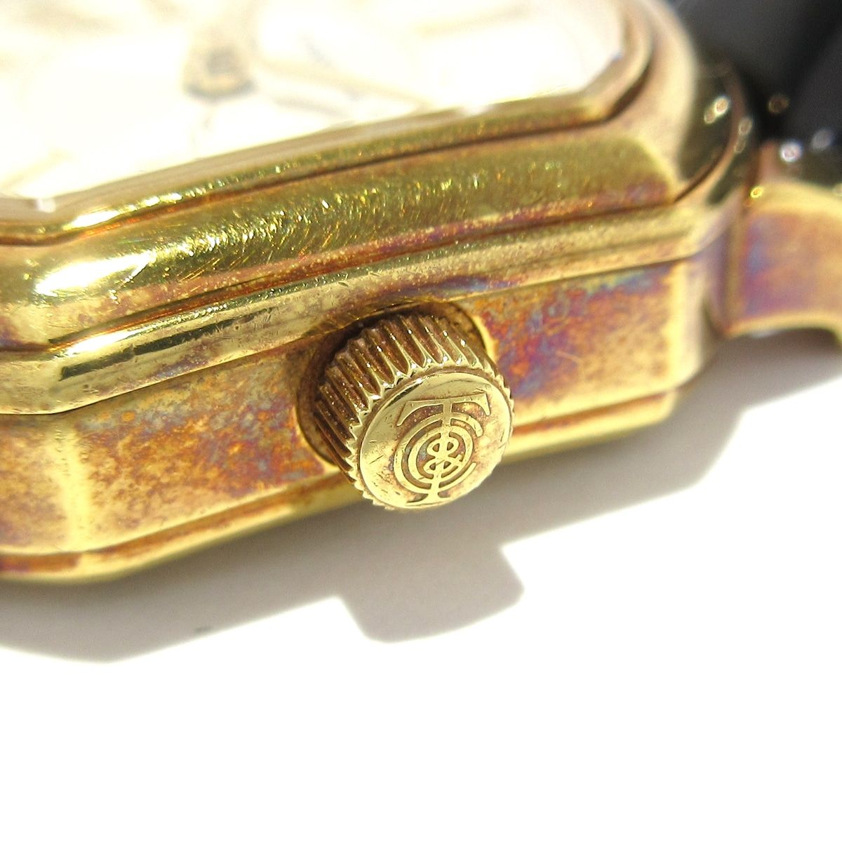 TIFFANY&Co.(ティファニー) 腕時計 マーククーペ レディース K18YG/裏  