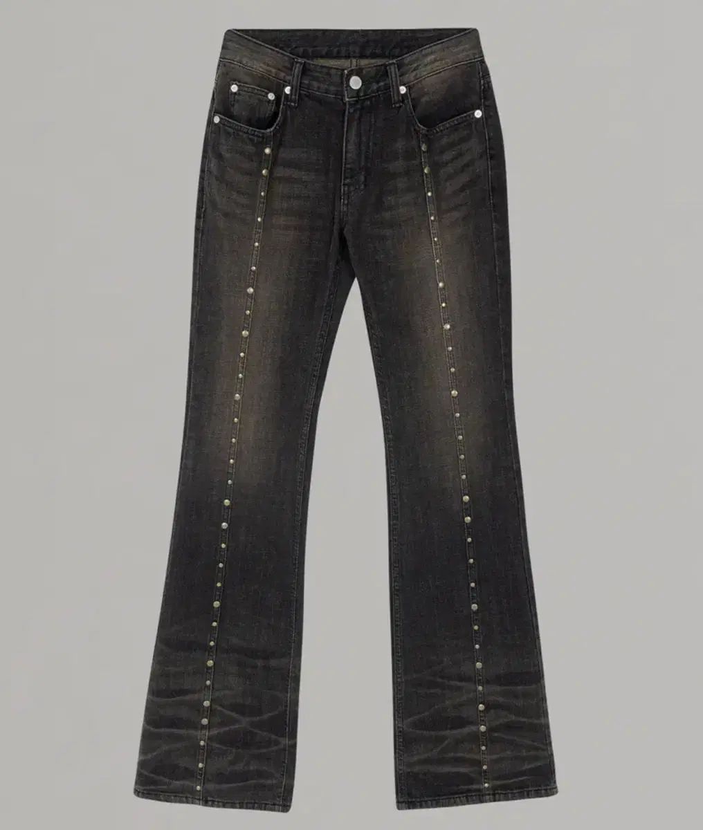 ミッドナイト 移動 ribet bootcut pants black ブーツカットパンツ