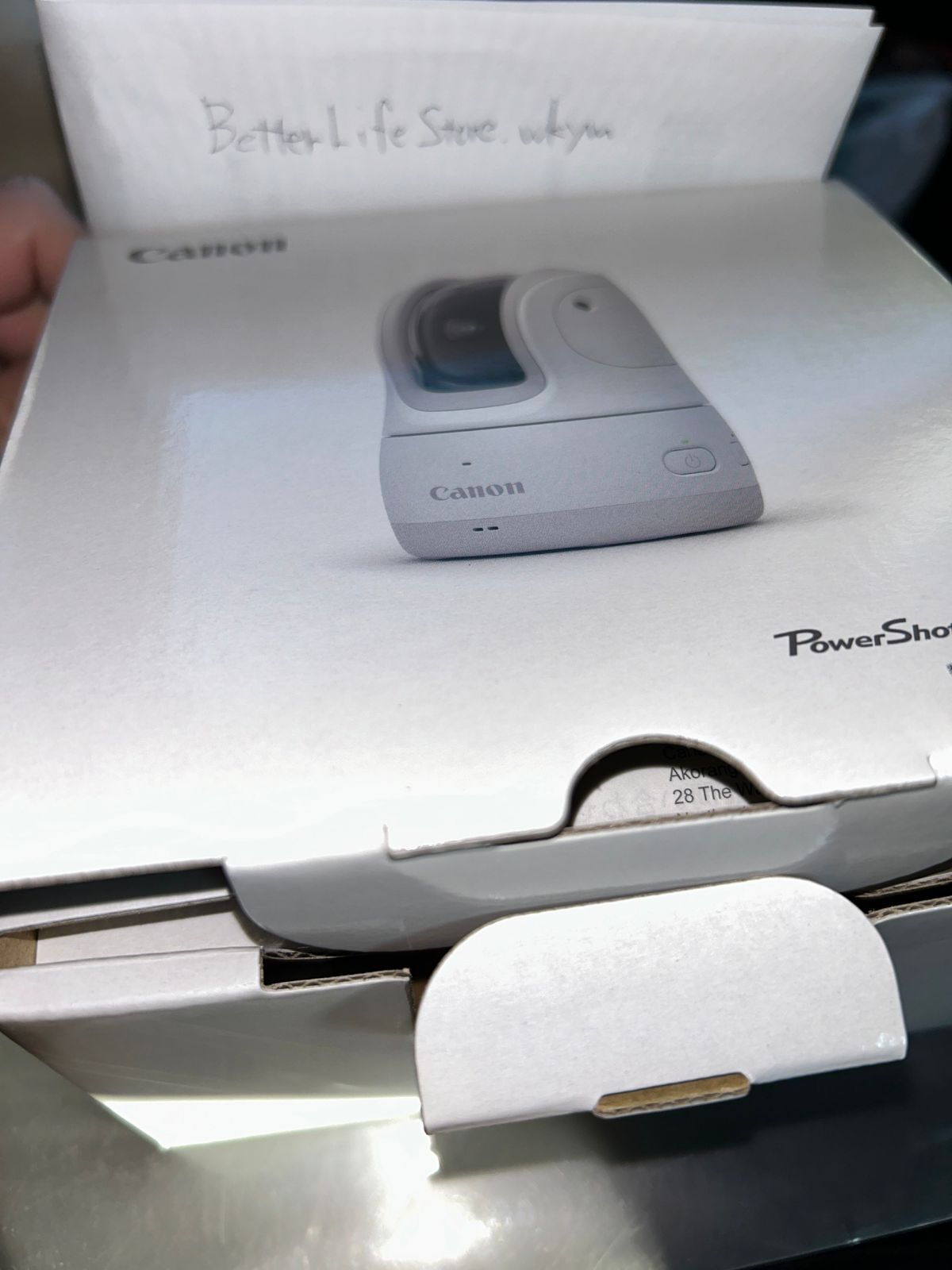 未開封 送料無料 CANON PowerShot PICK キャノン キヤノン パワーショットピック 自動撮影カメラ PSPICKWH