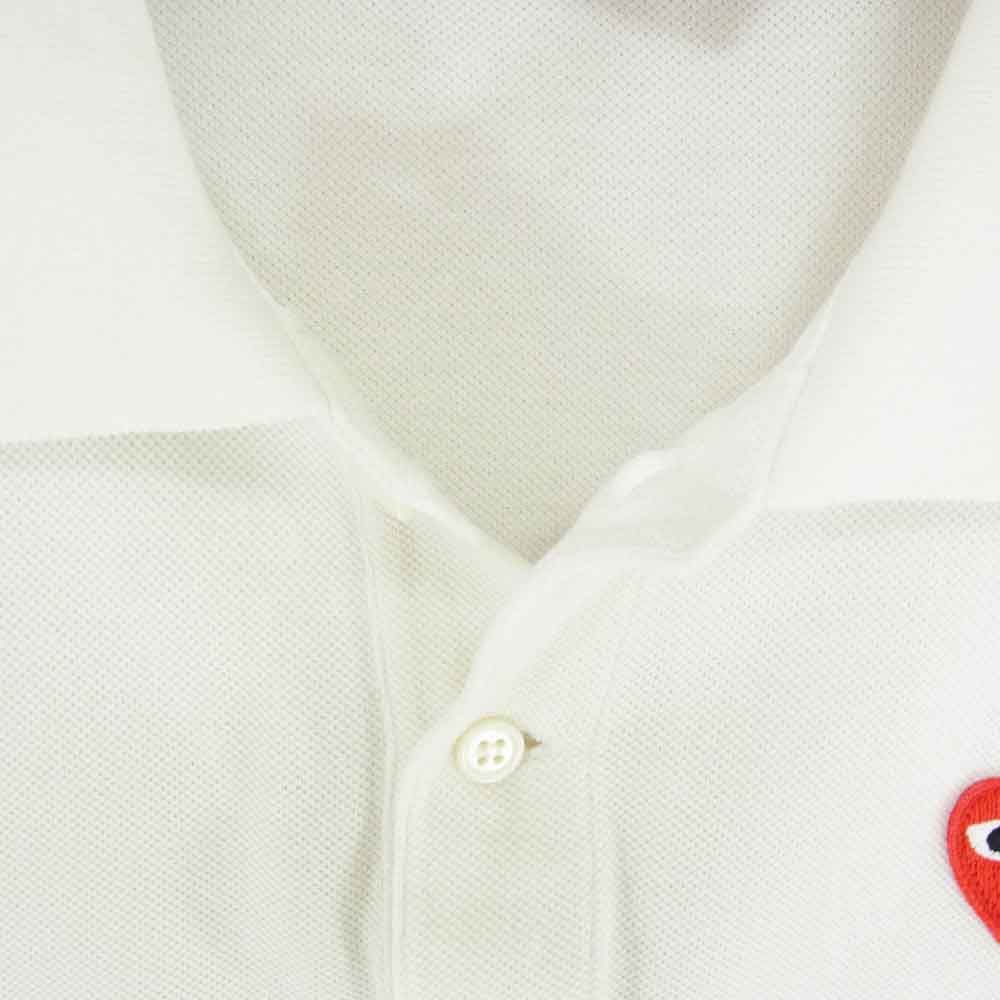 PLAY COMME des GARÇONS ホワイトポロシャツ L 値下げ 楽天市場】プレイ コムデギャルソン PLAY COMME des GARCONS