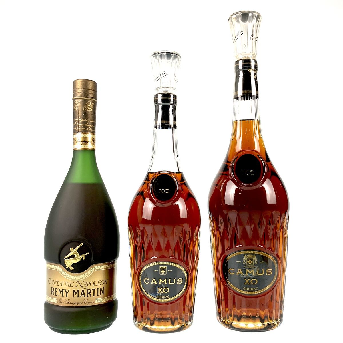 3本 REMY MARTIN CAMUS コニャック ブランデー セット 【古酒