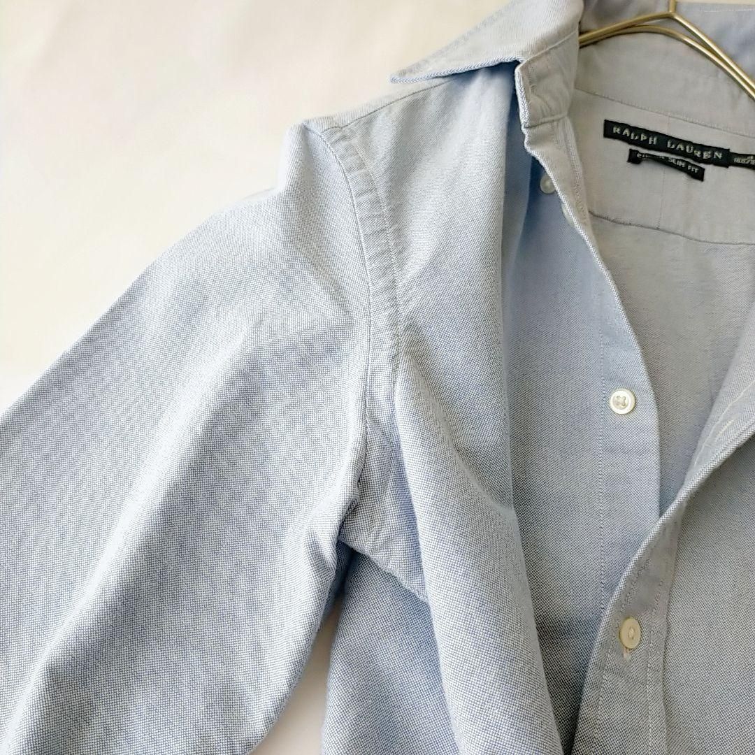 超美品 ラルフローレン 長袖シャツ 綿100% スーパースリムフィット 4 