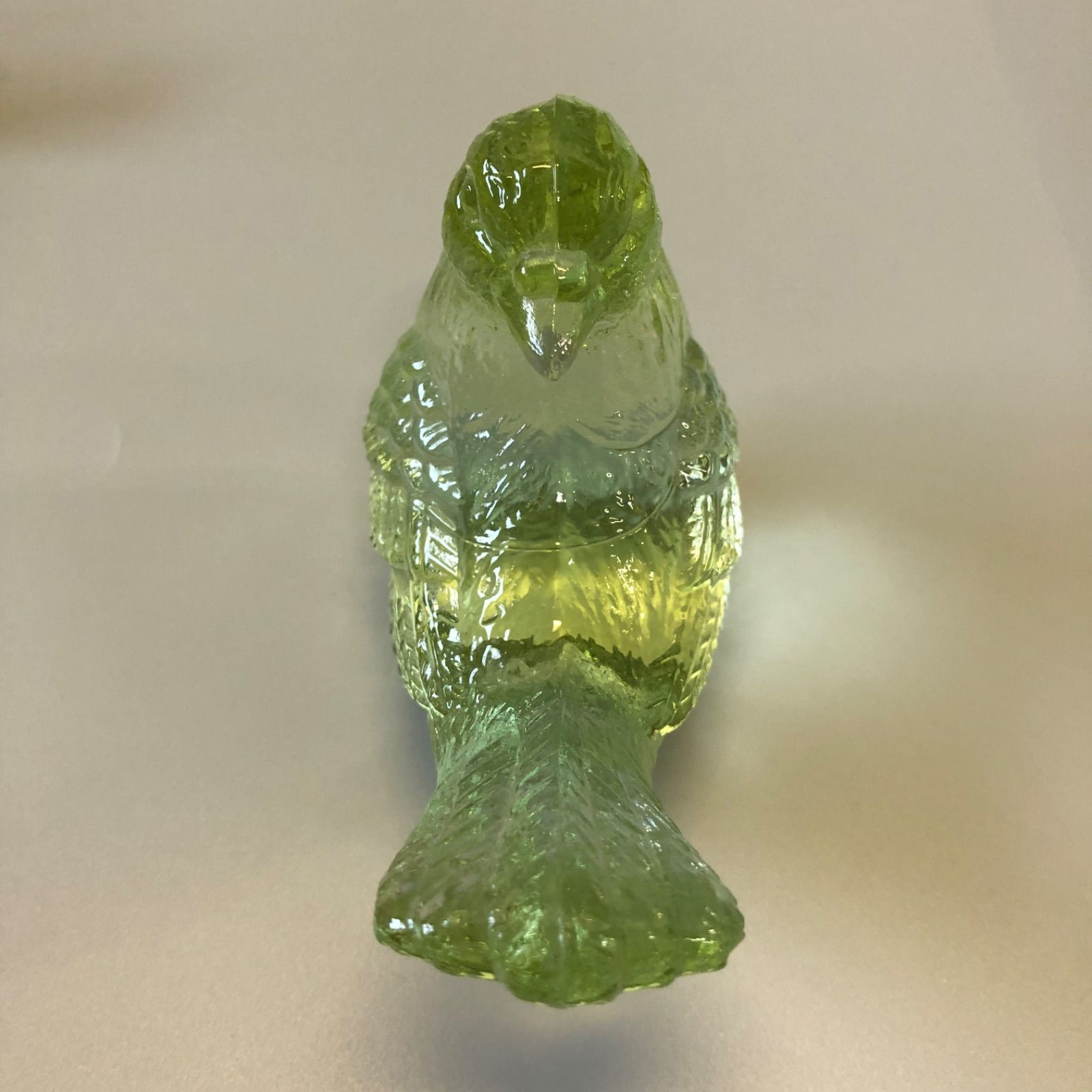 北欧 ガラスの鳥の置物（オブジェ）スウェーデン ビンテージ 鳥グッズ 