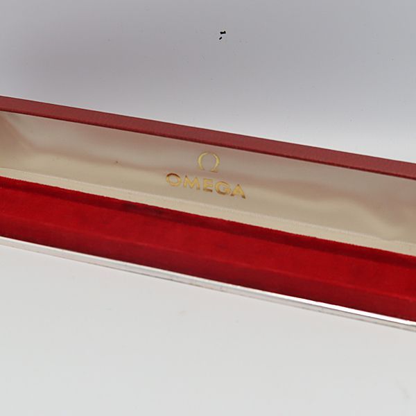 良品 オメガ 空箱 腕時計用 アンティーク ヴィンテージ 赤/レッド