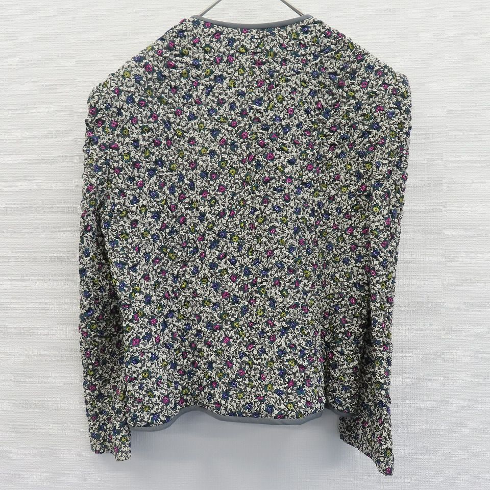 REGENCE レジァンス ノーカラー ジャケット ビーズ 花柄 デザイン  