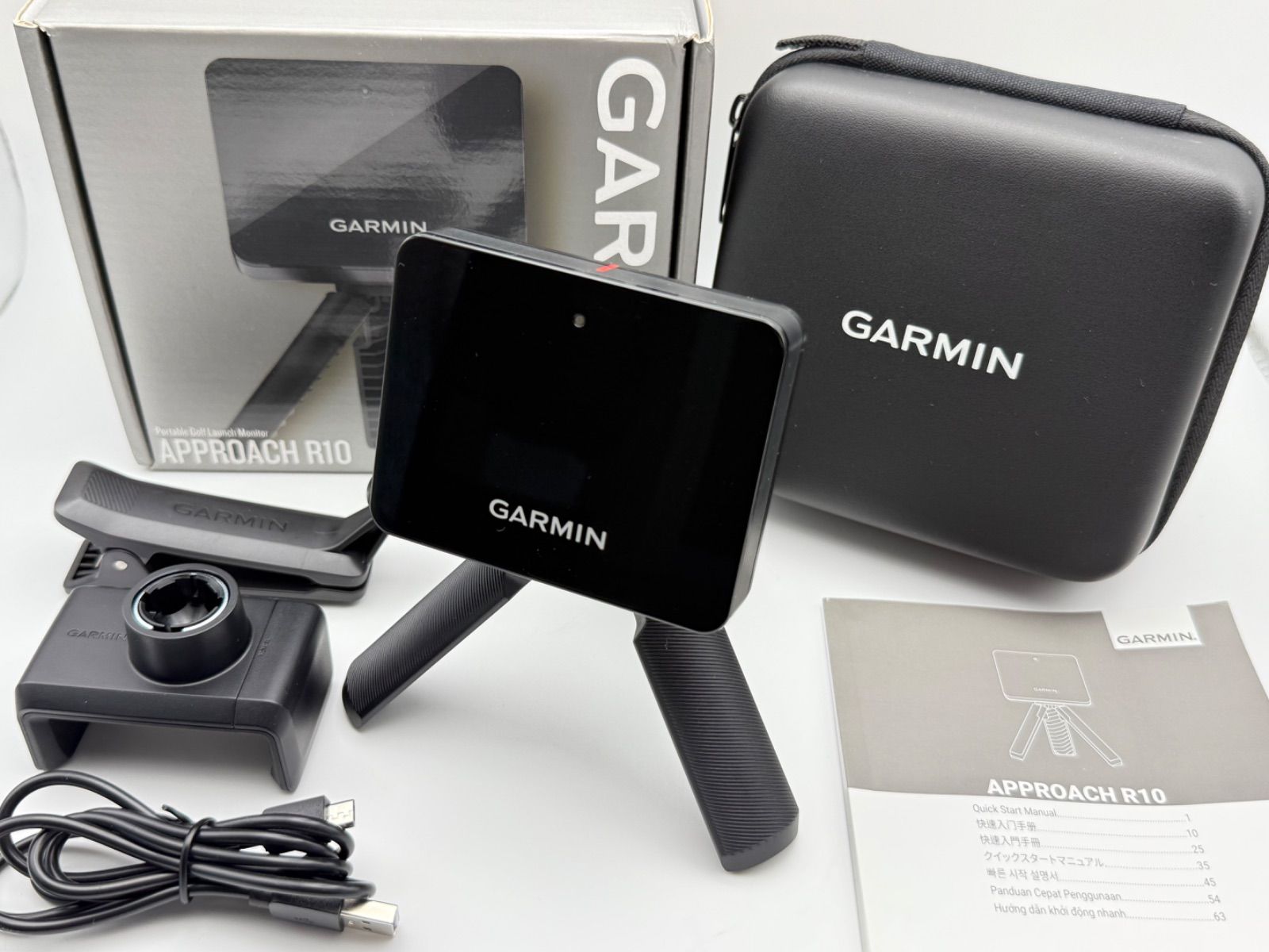 スケールモデル 新作 R10 APPROACH 美品】GARMIN ガーミン ポータブル弾道 アプローチ ラウンド用品・アクセサリー