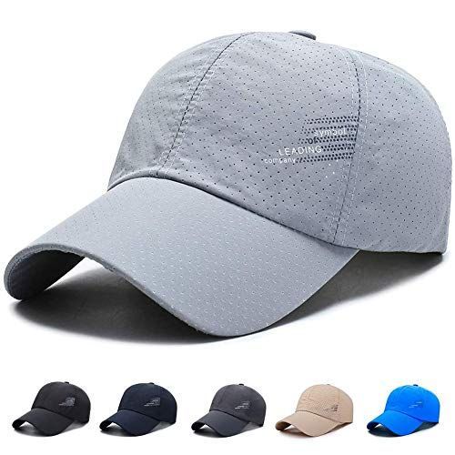 4.ライトグレー_Free Size [MECOLO] メッシュキャップ 帽子 メンズ UV
