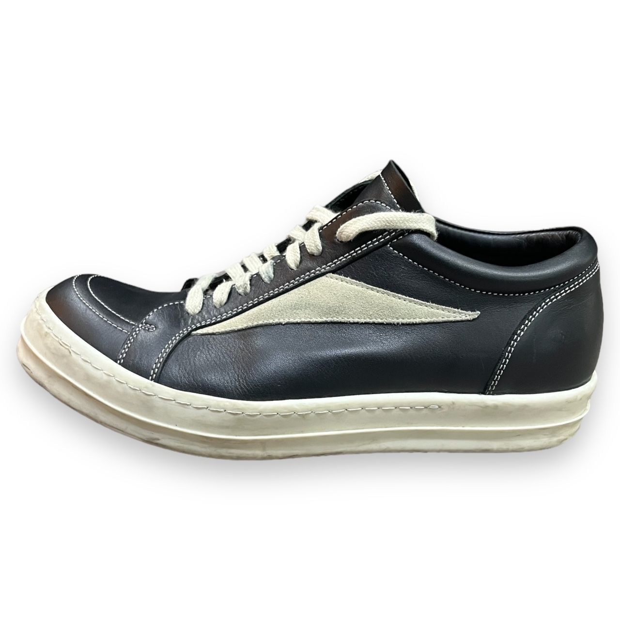 Rick Owens VINTAGE SNEAKS ヴィンテージ レザー スニーカー 02B2897 リックオウエンス 41　59334A2