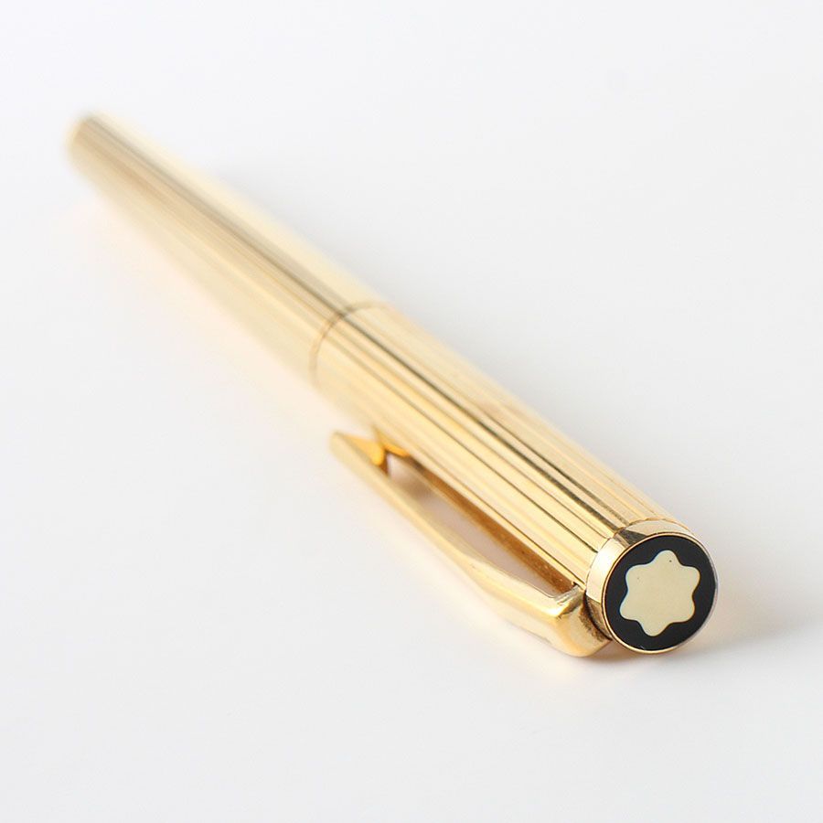 MONT BLANC モンブラン 万年筆 585 ゴールドカラー GERMANY MONT BLANC Montblanc 585 Gold Fountain Pen GERMANY | eBay