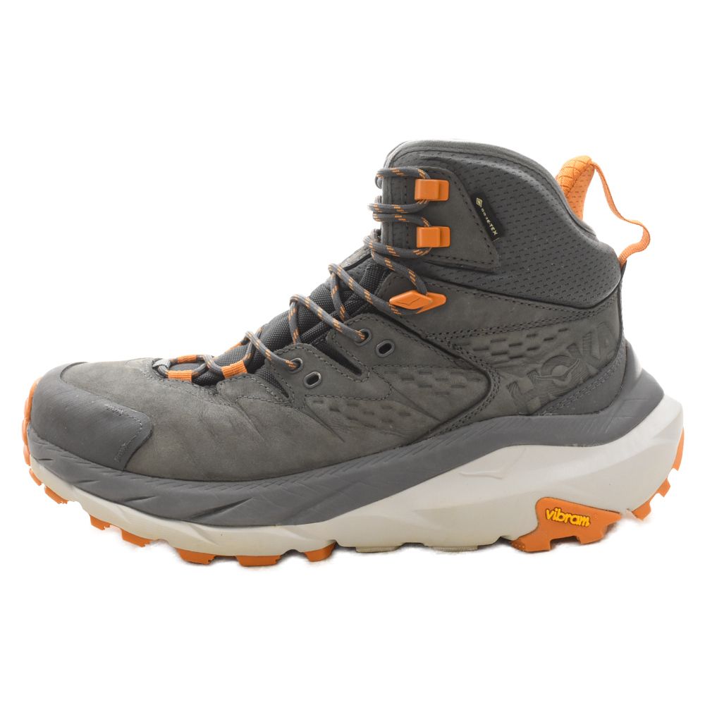 HOKA ONE ONE (ホカオネオネ) KAHA 2 GTX カハ トレッキング ハイカットスニーカー グレー US8.5D/26.5cm 1123155