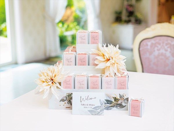 ダリアグレース コーラルＰ ３４個セット 1180 内祝い 結婚式 記念品 プレゼント 内祝 出産内祝い