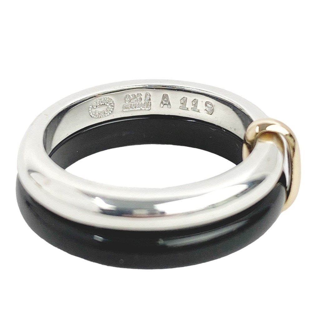 □新同□磨き済□ ジョージジェンセン リング 指輪 オニキス