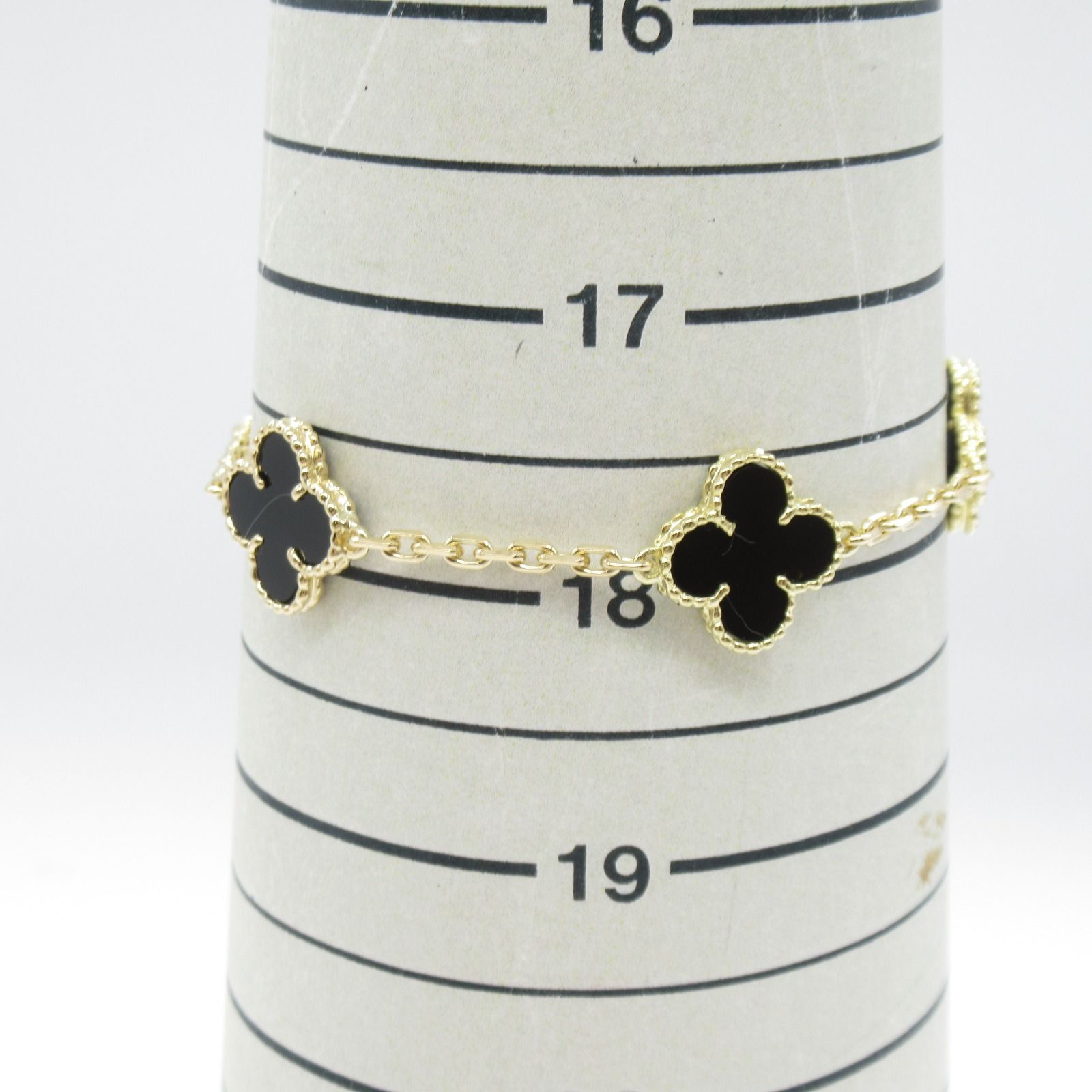 ヴァンクリーフアンドアーペル オニキス 5P ブレスレット ヴァンクリーフ＆アーペル ヴィンテージアルハンブラ 5Pオニキス