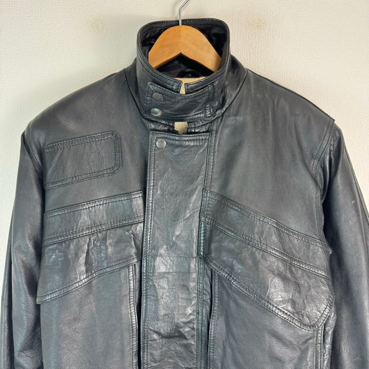 90s vintage レザージャケット 革ジャン ストリート アメカジ