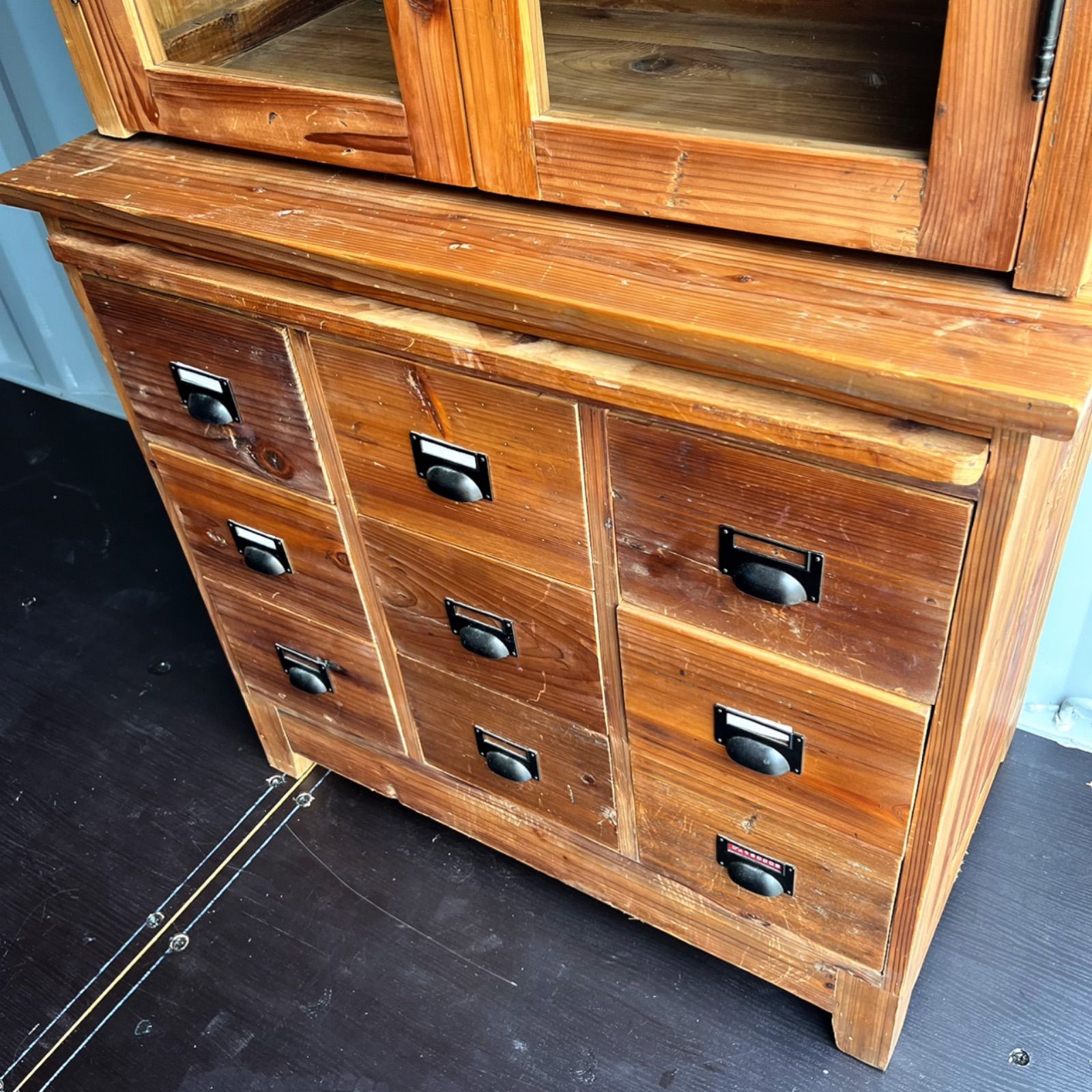 取付無料！関家具 クラッシュゲート 古材アンティーク風ナチュラルキッチンボード✨ 取付無料！関家具 クラッシュゲート 古材アンティーク風ナチュラル