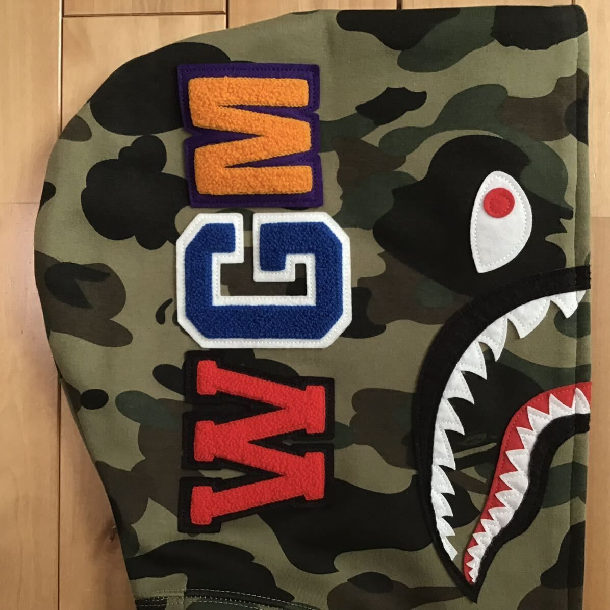 Windstopper 1st camo シャーク パーカー Sサイズ shark full zip