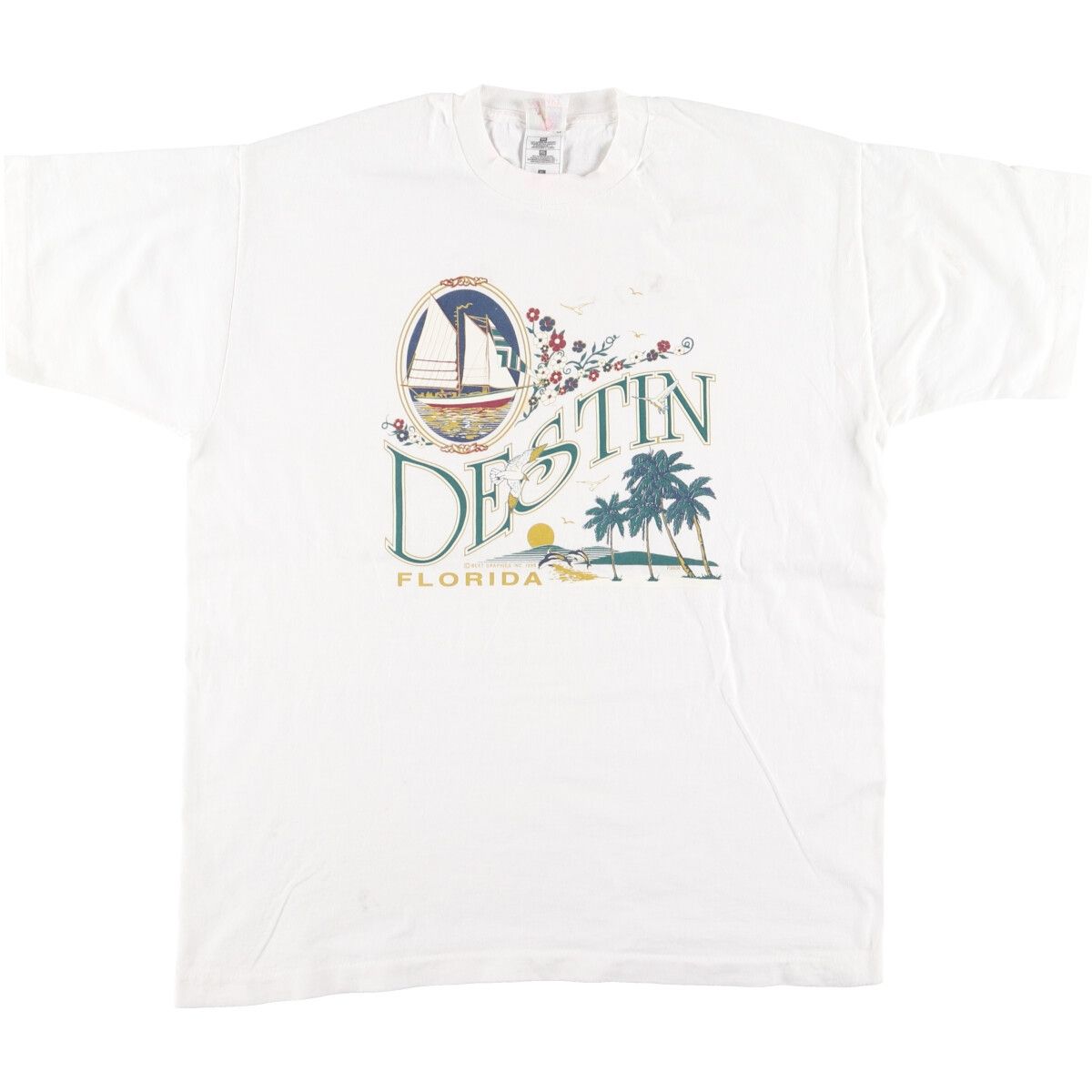 古着 90年代 フルーツオブザルーム FRUIT OF THE LOOM HEAVY cotton プリントTシャツ メンズXL ヴィンテージ/eaa438719