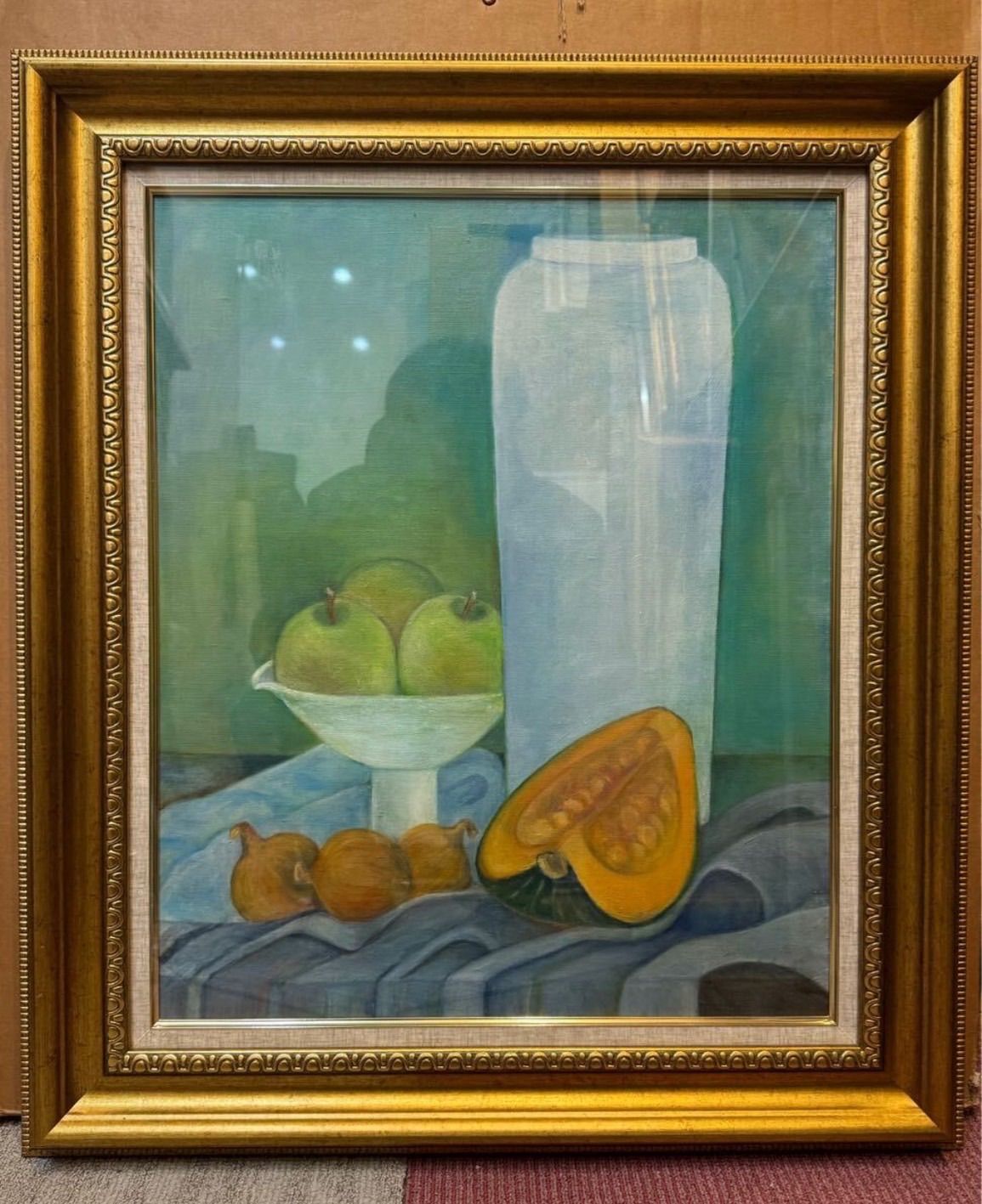 青山絹江 静寂 油彩 F12号 直筆サイン入り 大作 WWW_IBETON_RU