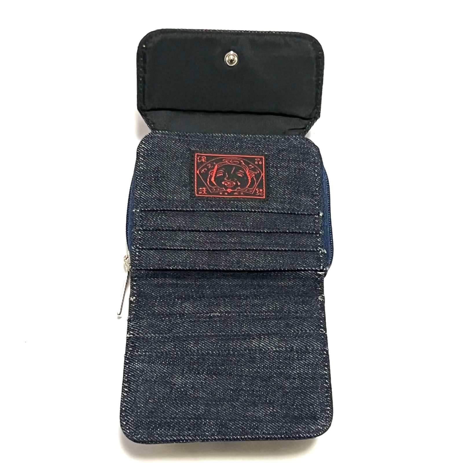 EVISU デニム 二つ折り財布 EVISU エヴィス デニム 二つ折り 財布 y2k - メルカリ