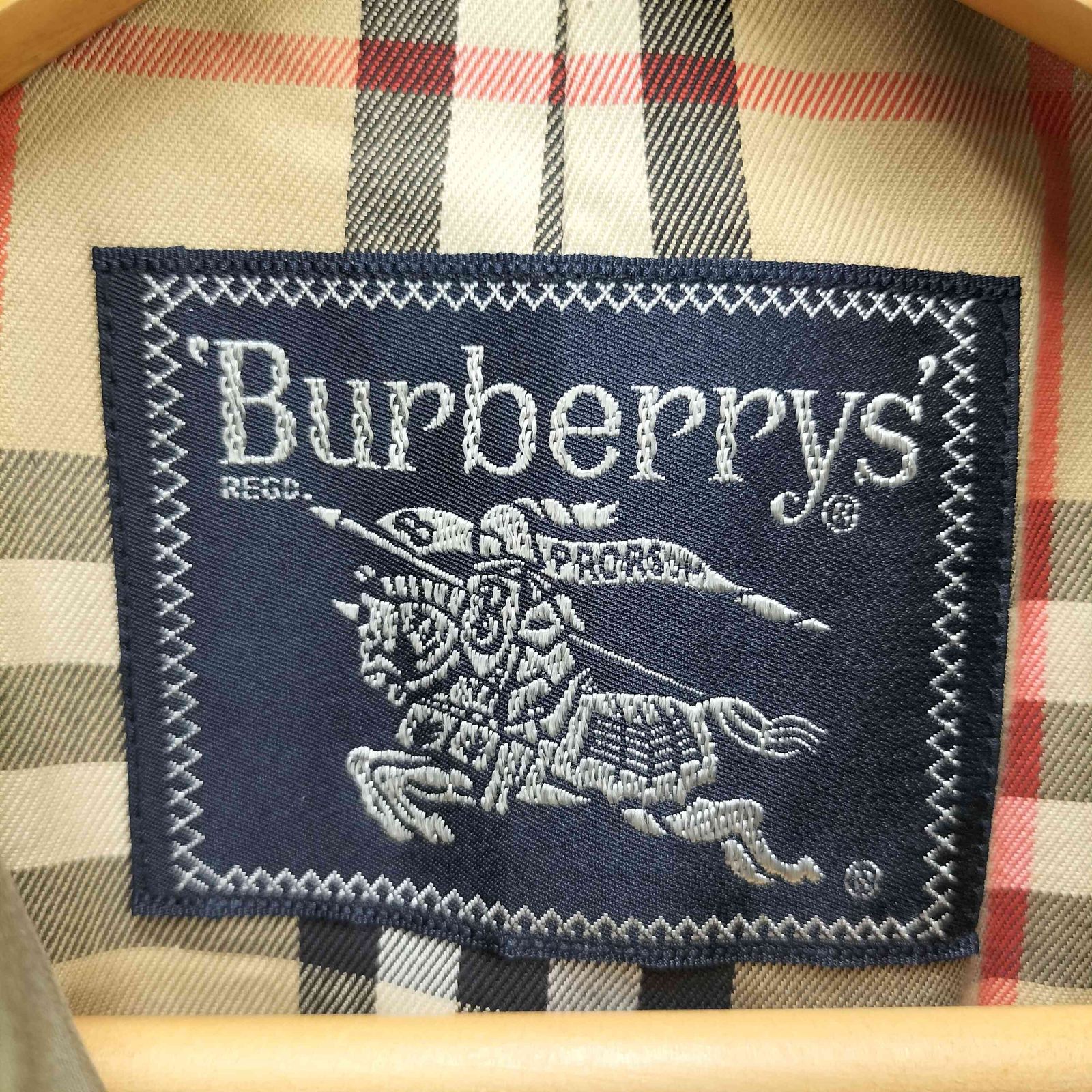 バーバリーズ BURBERRYS 80-90S 裏地ノバチェック ステンカラーコート