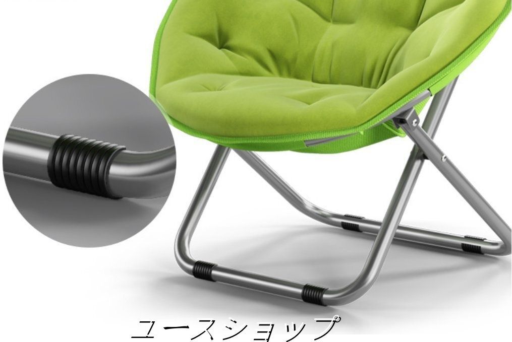 背もたれ大人のムーンチェア太陽チェア怠け者のソファチェアリクライニングチェア折り畳みチェアレジャービーチチェア