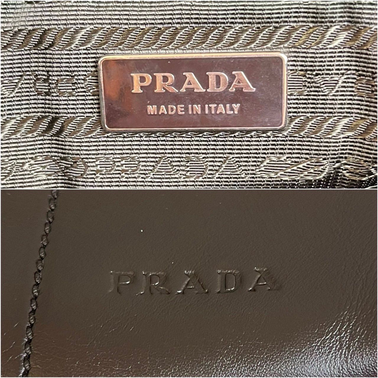 ✨良品✨ PRADA プラダ ワンショルダーバッグ トートバッグ バイカラー 