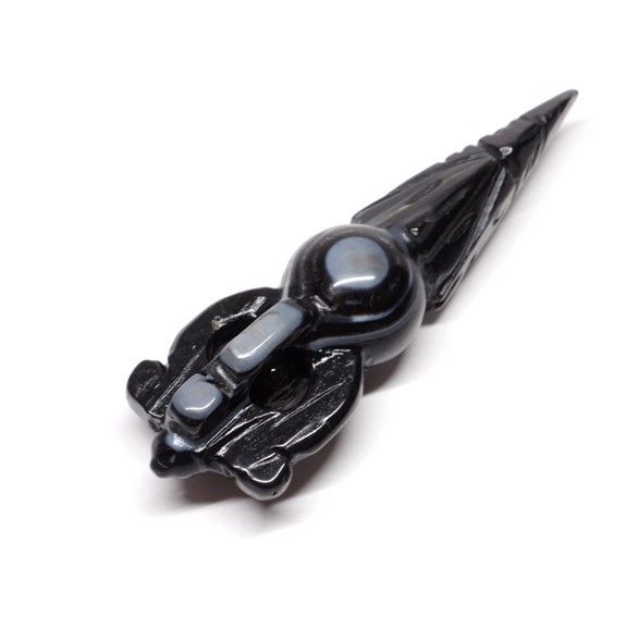 天眼石 プルパ 金剛杭 大 (76mm) 20g チベット法具 チベット密教