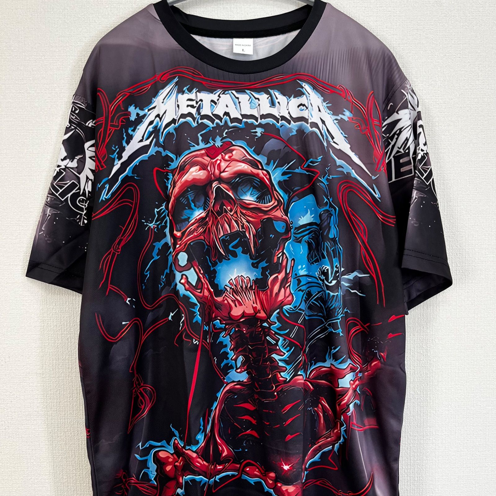 メタリカバンドTシャツ XL相当 両面プリントブラック ヴィンテージ 00s