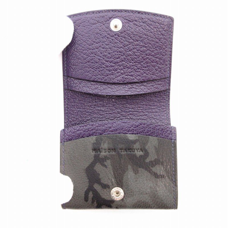 メゾンタクヤ MAISON TAKUYA 美品 コインケース 財布 迷彩 カモフラ 