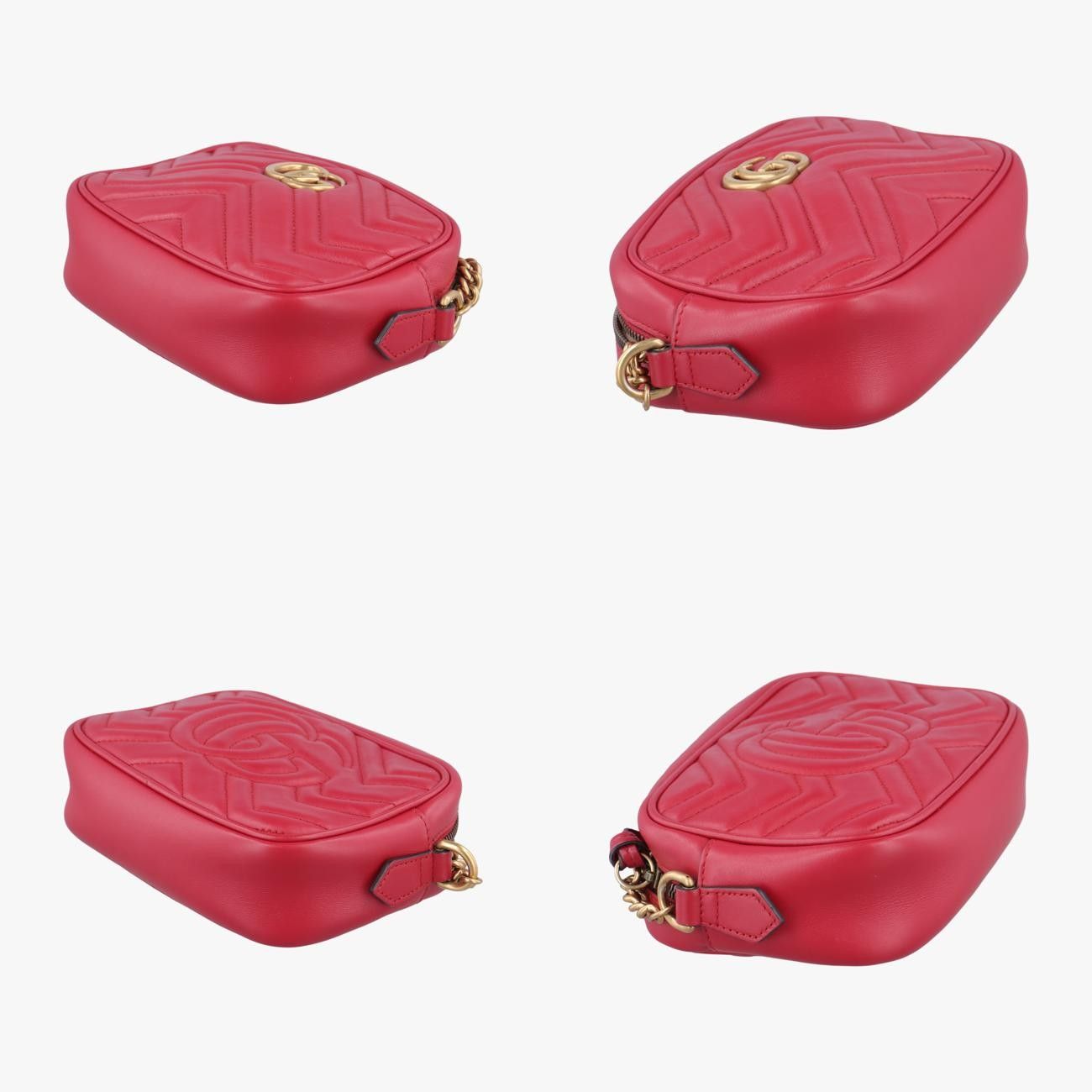 グッチGucciGGマーモントレッドレザー448065B023155912