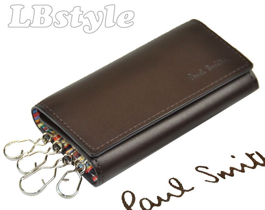 ポールスミス キーケース メンズ ポールスミス キーケース レディース キーホルダー paulsmith 人気マルチストライプ 牛革 キーケース Paul Smith キーケース ポール スミス ブランド 人気プレゼント キーケース ポールスミス