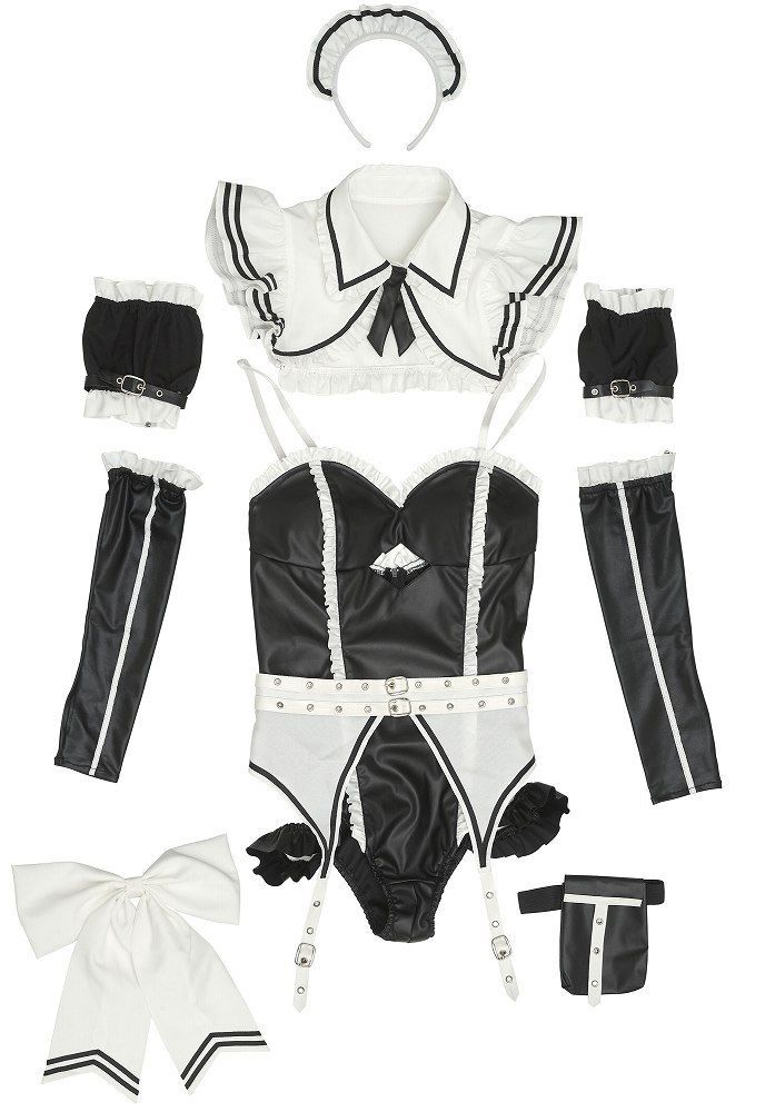 ハロウィン✩*॰ミリタリー風レオタード サイバーイリス レオタードメイド [近未来 コスプレ サイバー感