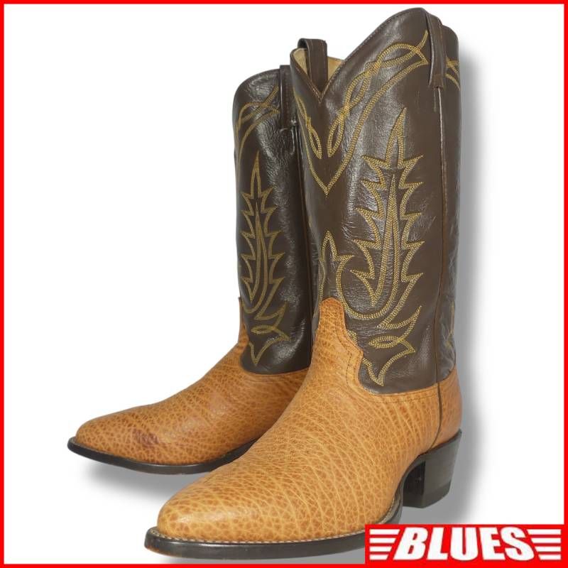 Tony Lama トニーラマ ウエスタンブーツ 28.5 茶 10.5 キャメル アメリカ製 カウボーイブーツ ロングブーツ ウエスタンブーツサイズ28.5m一覧←SEULB屋着古← TJ1117