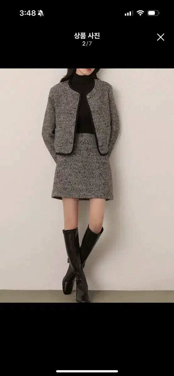  ROEM ロエム ツイード セットアップ その他 ビジネススーツ