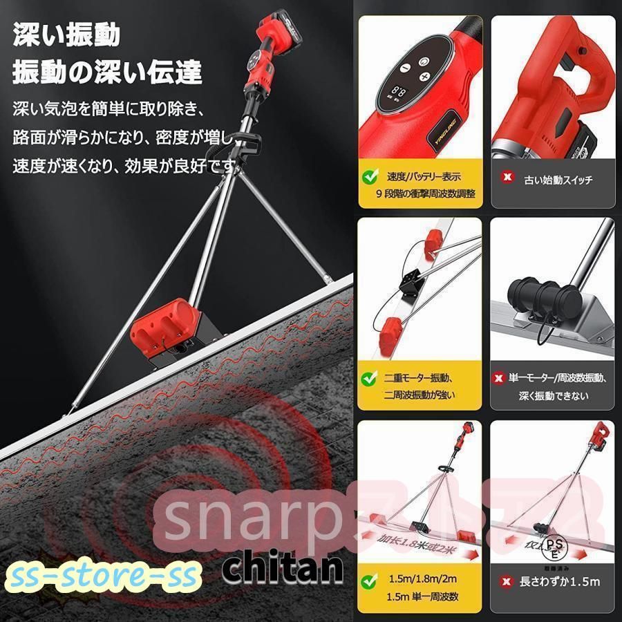 舗装工事 充電器*1＋バッテリー*2
