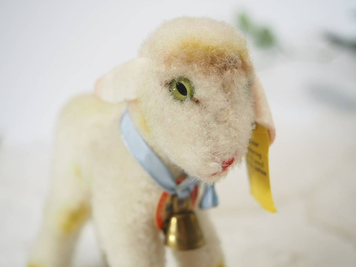 シュタイフ★Lamby 10cm★最小サイズ/ヒツジのランビー/ひつじ/羊/ラム シュタイフ☆Lamby 10cm☆最小サイズ/ヒツジのランビー/ひつじ