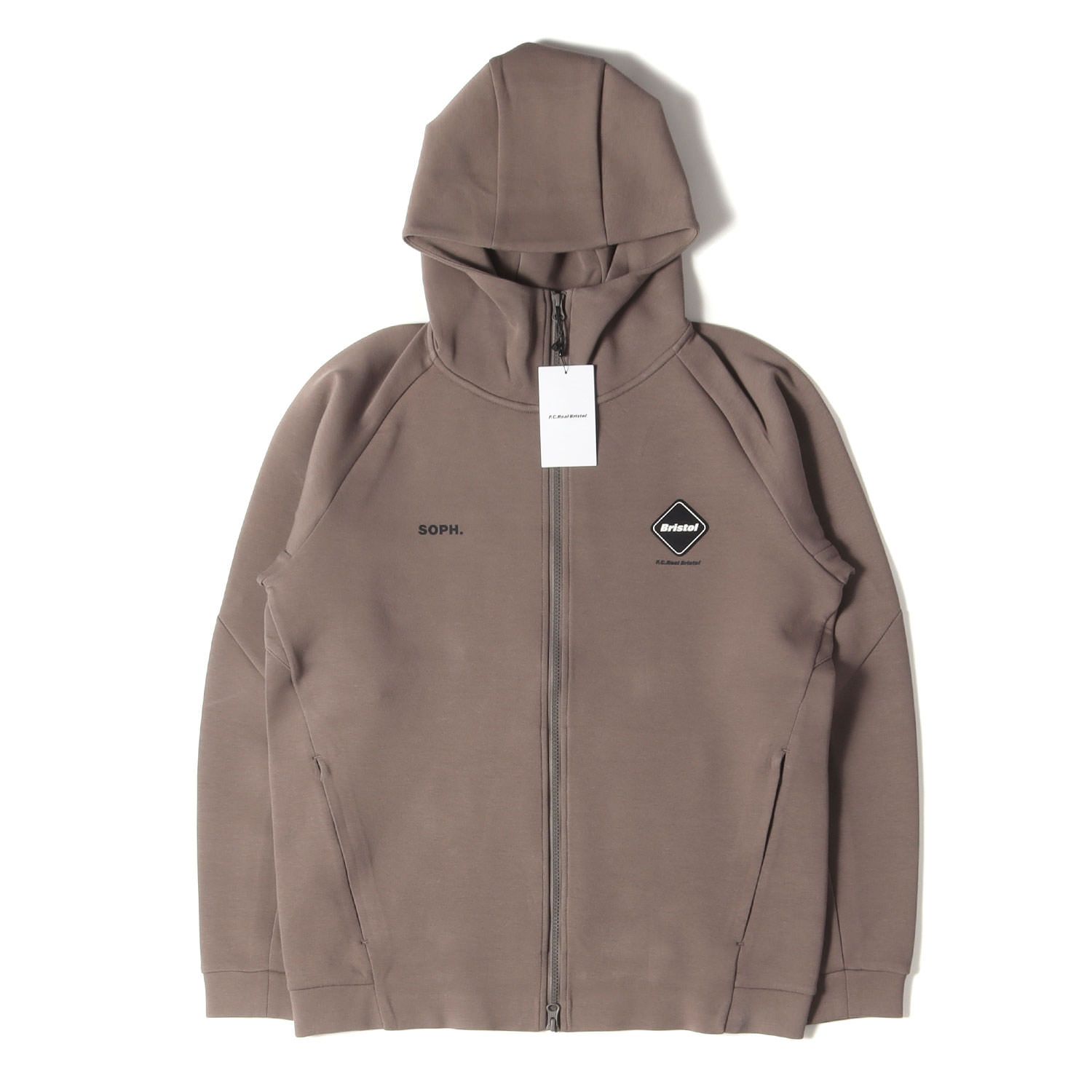 エフシーレアルブリストルパーカーMサイズ F.C.R.B.( Bristol)◇21ss⁄EMBLEM HOODIE⁄パーカー⁄M⁄コットン