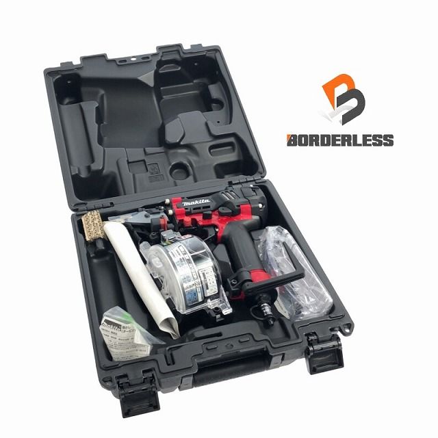 makita マキタ 50mm 高圧エア釘打機 AN534H 赤 レッド ロール釘打機 ロール釘打ち機 コイルネイラ110817