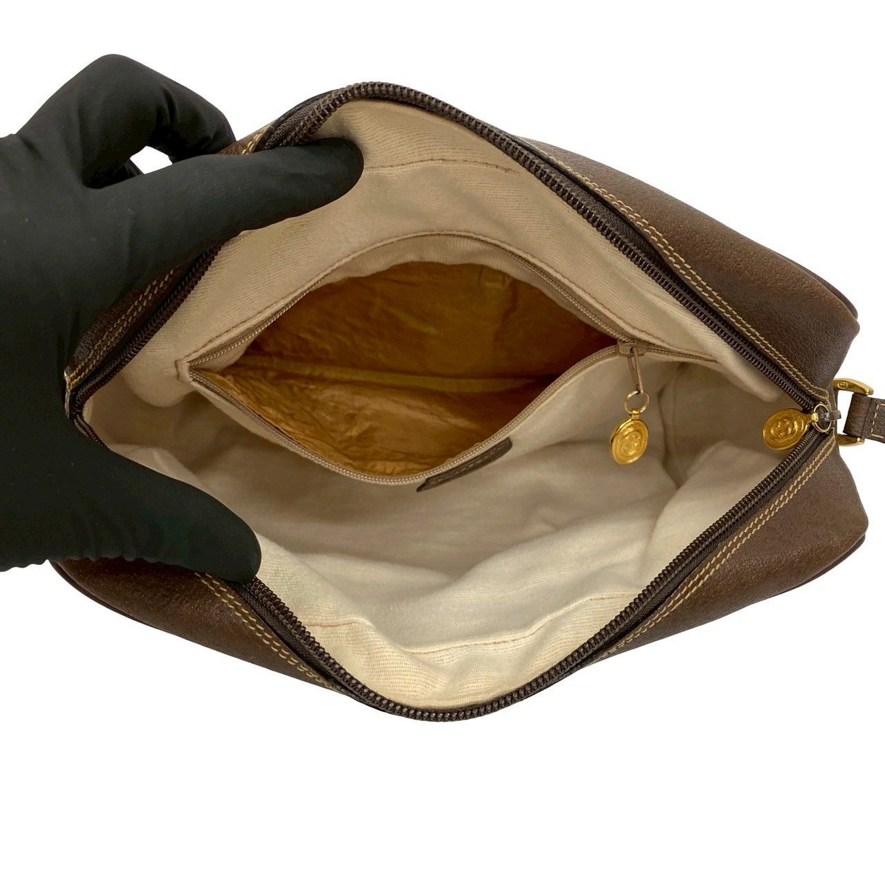 極 美品 希少品 GUCCI グッチ オールドグッチ シェリーライン GG ロゴ