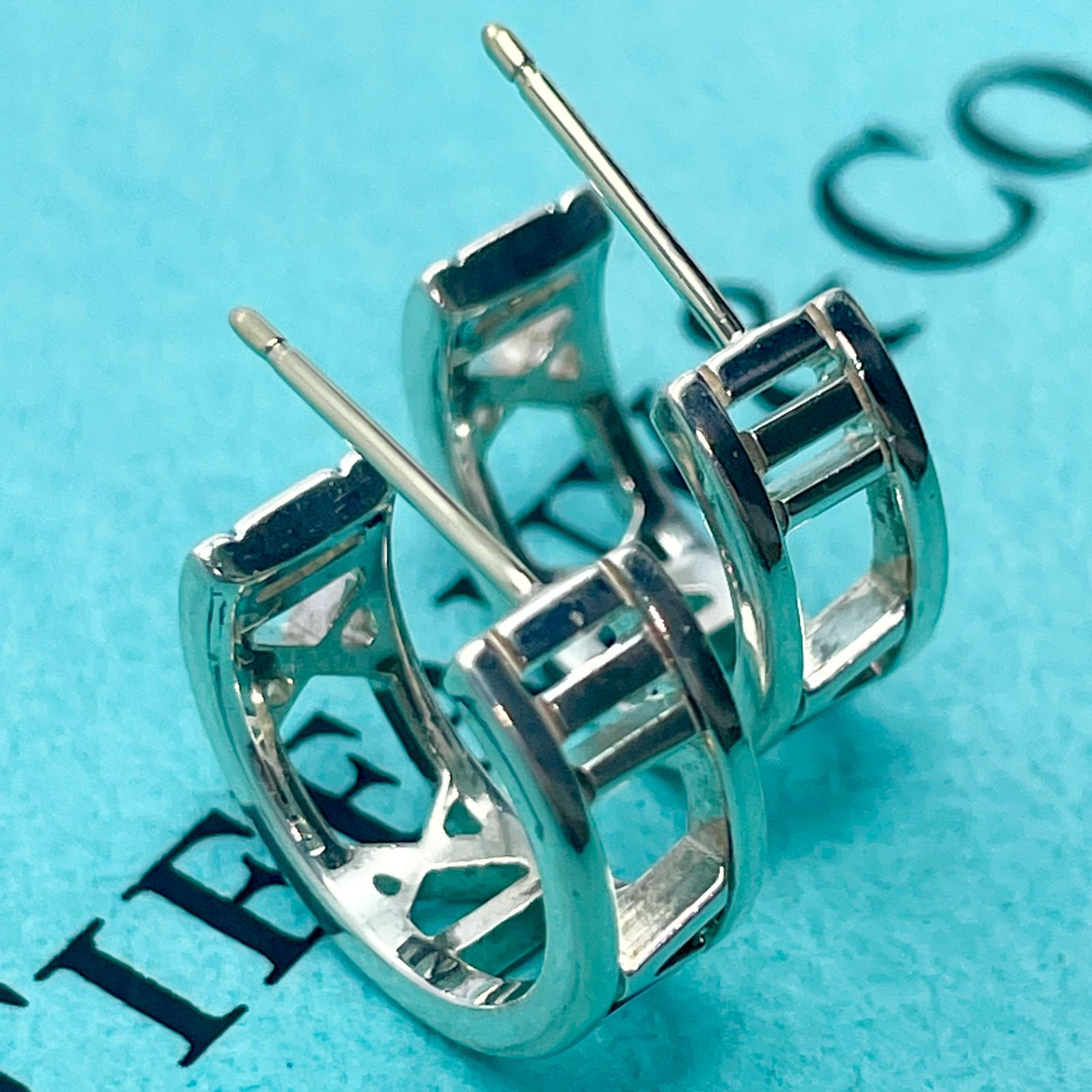 ティファニー アトラス オープン フープ ピアス シルバー925 Tiffany&Co. /24-550