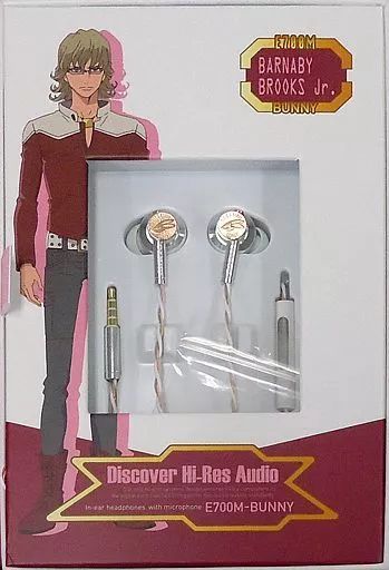 TIGER & BUNNY バーナビー ハイレゾイヤフォン ヘッドフォン バーナビーモデル ハイレゾ対応イヤホン 「TIGER＆BUNNY