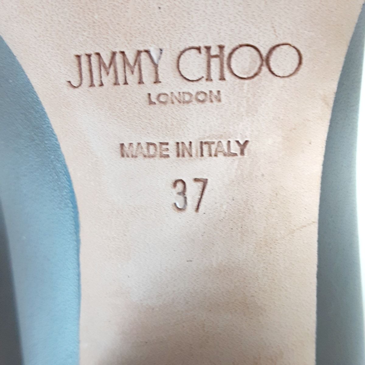 JIMMY CHOO(ジミーチュウ) ロングブーツ 37 レディース - グレー