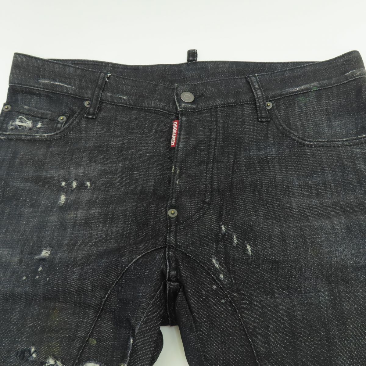 DSQUARED2 ディースクエアード Tidy Biker Jean ダメージ加工