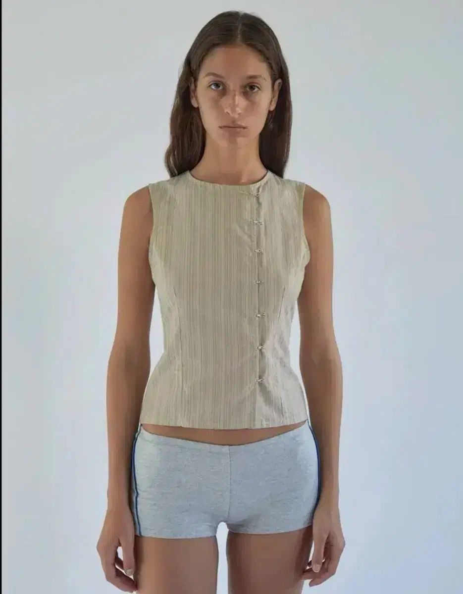 s パロモール mufi フック ノースリーブ トップス