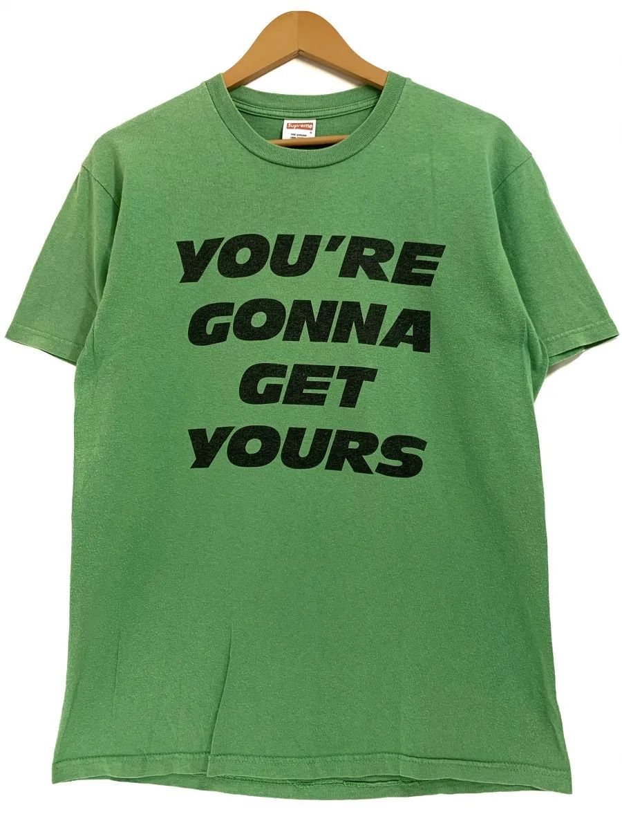 06SS SUPREME × PUBLIC ENEMY Logo Tee 黄緑 M 00s シュプリーム