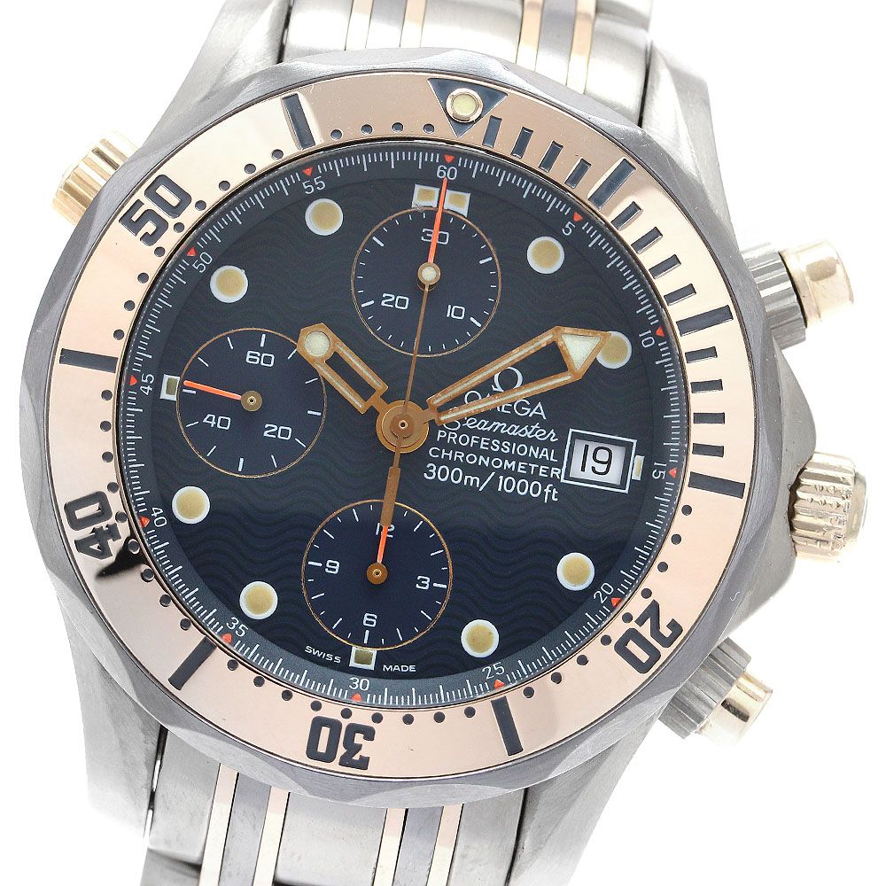 オメガ OMEGA 2296.80 シーマスター300 クロノグラフ チタン|PG 自動巻き メンズ_910164
