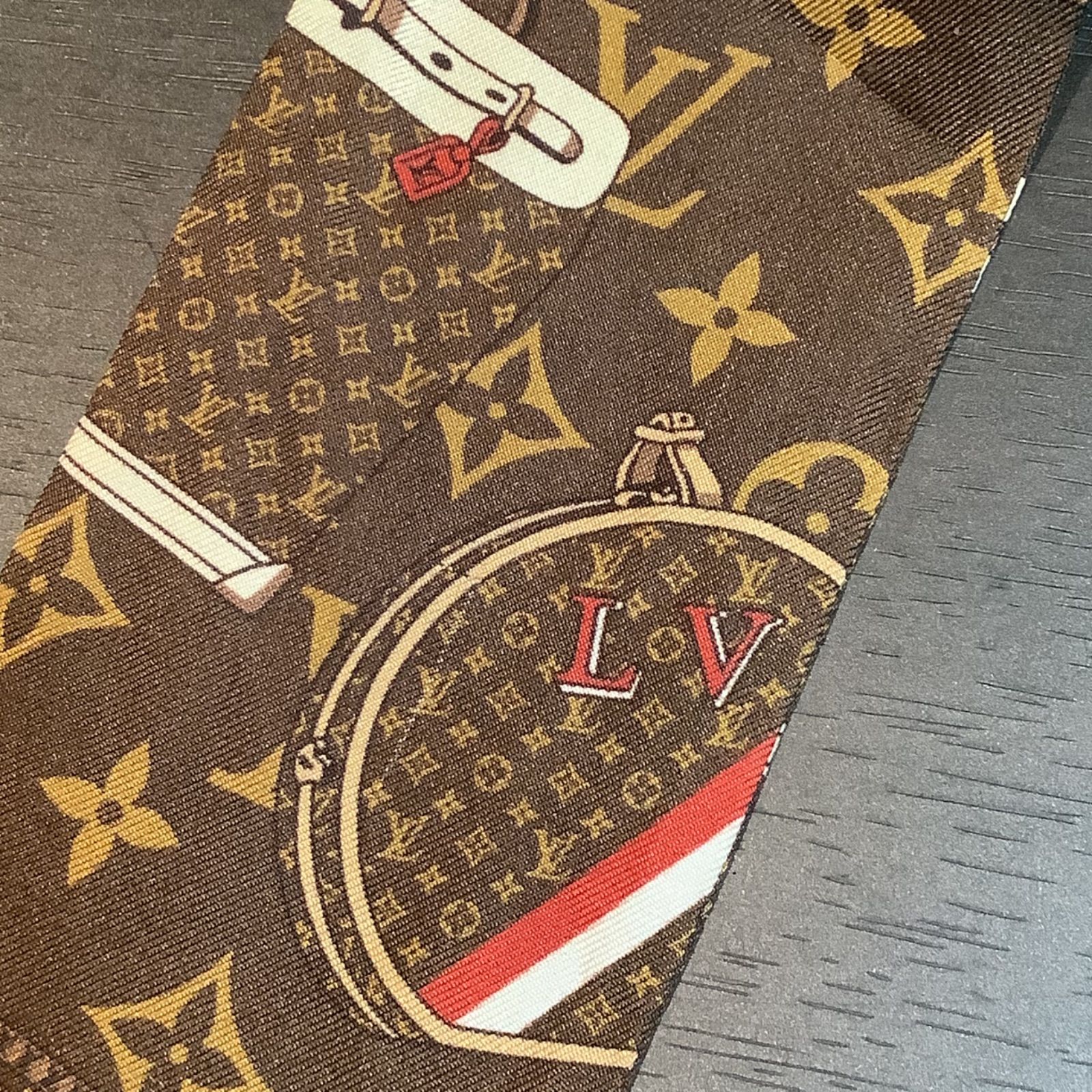 ルイヴィトン LOUISVUITTON バンドー モノグラム トランクス ブラウン